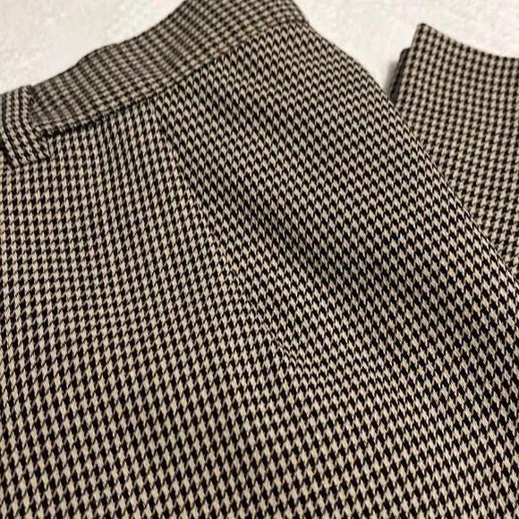 Harold’s wool black and beige check pants in perfect condition size 8 - Picture 2 of 6